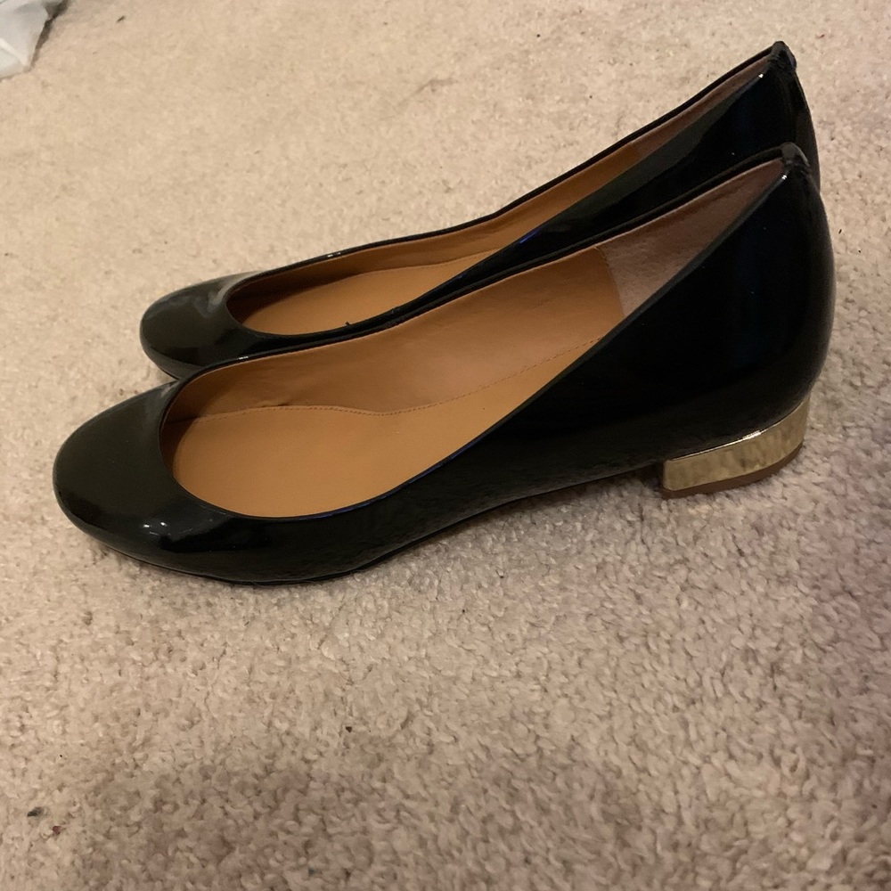 J.Crew black ballerina flats
